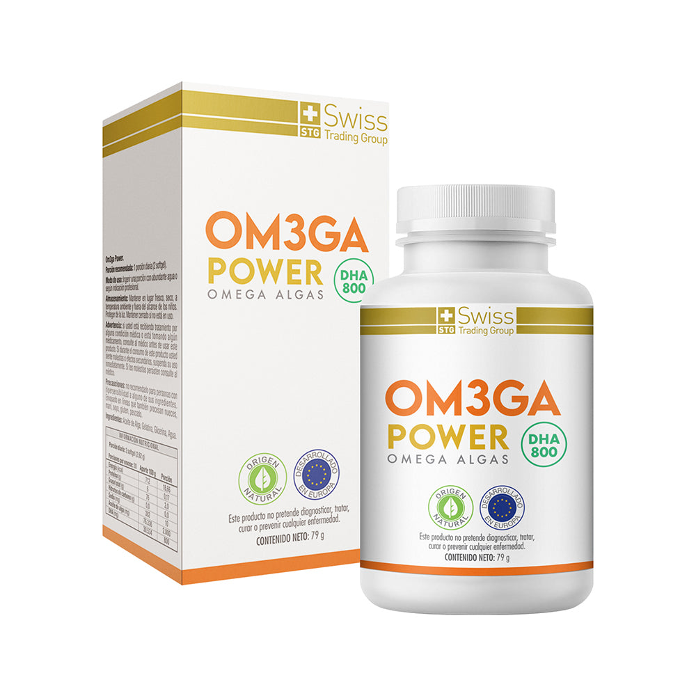Om3ga Power — Omega 3 de algas DHA 800