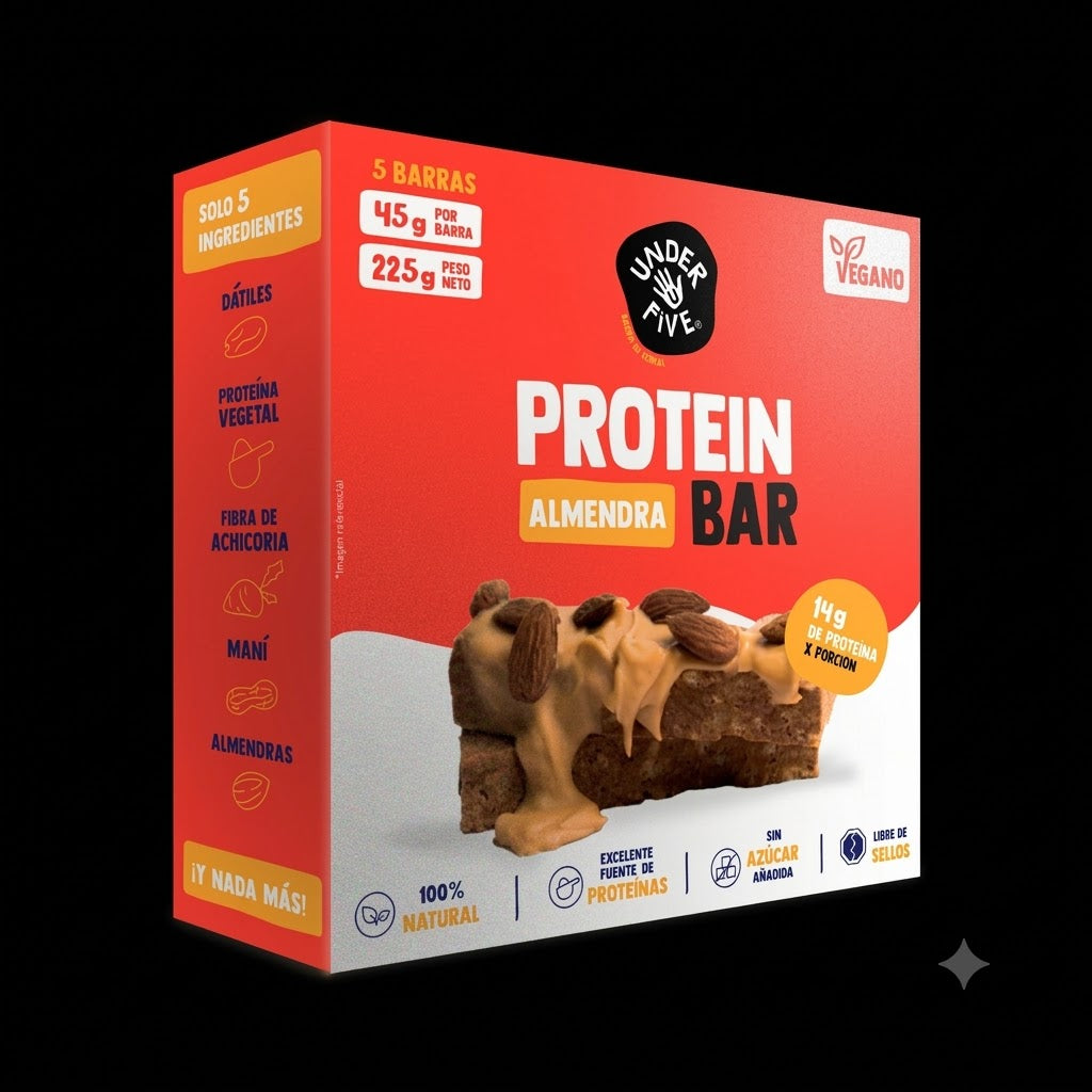 Protein Bar de Almendra — Caja de 5 unidades