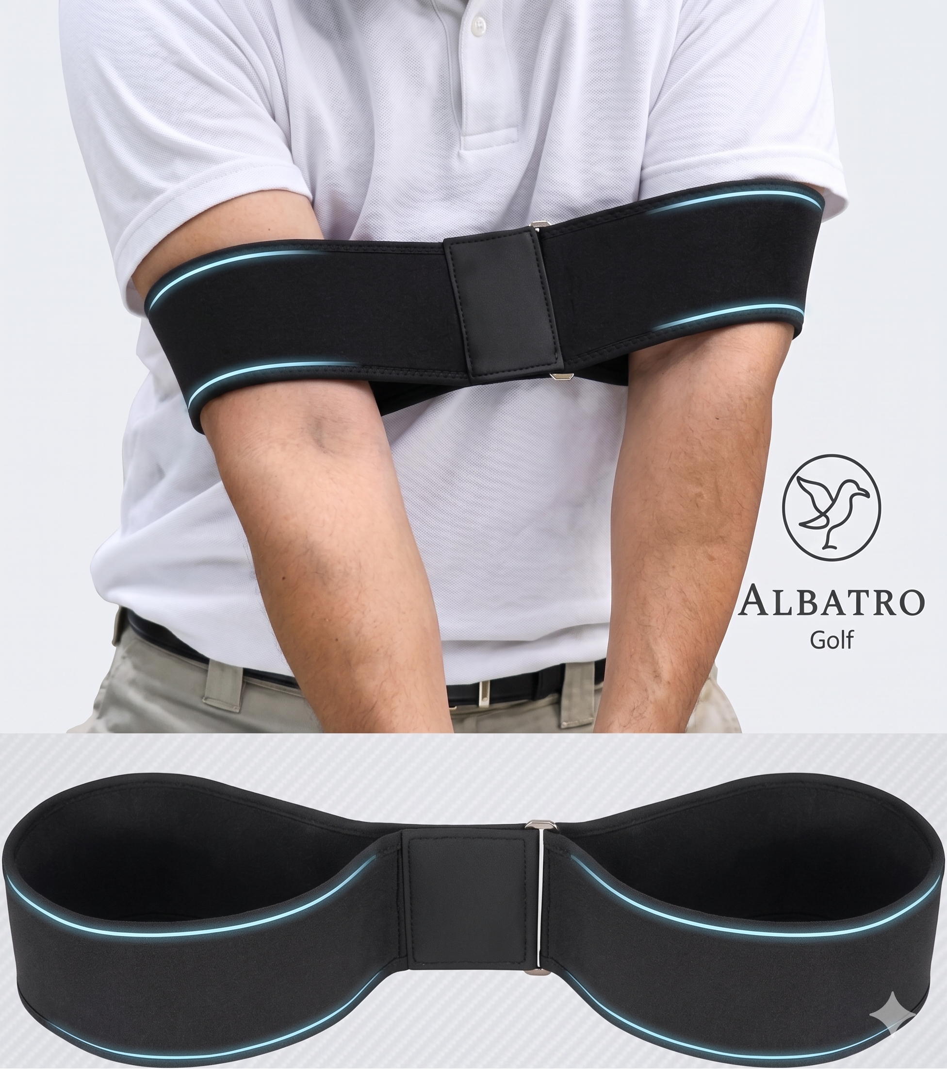 Corrector de Postura Golf — Arm Connection Trainer