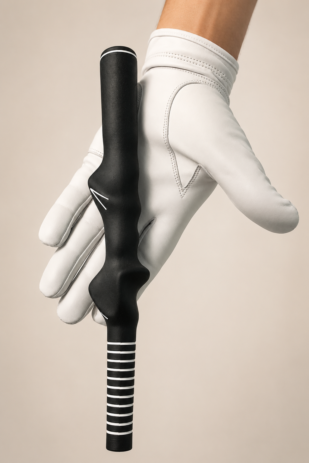 Entrenador de agarre para golf — detalle del grip