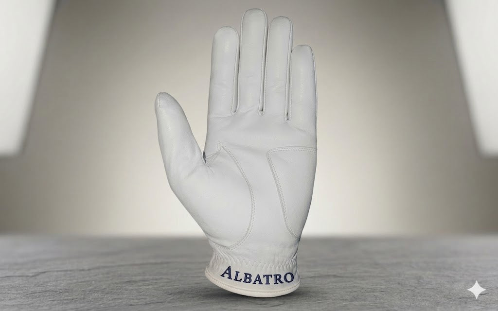 Guante de golf 100% cuero. Producción propia