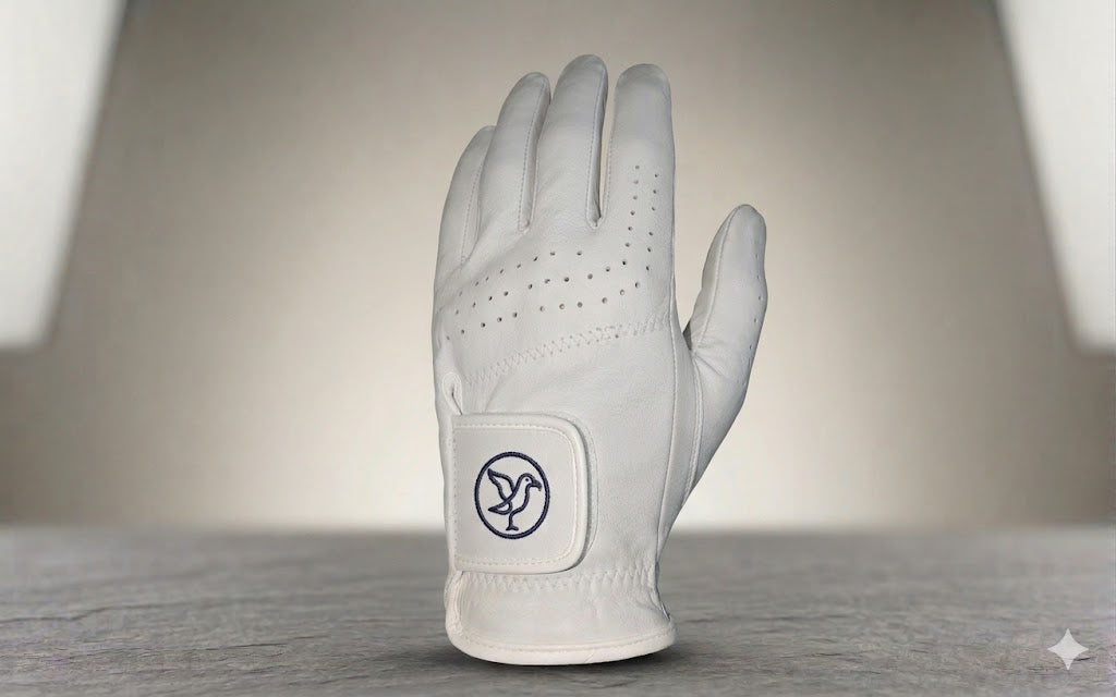 Guante de golf 100% cuero — Producción propia Albatro