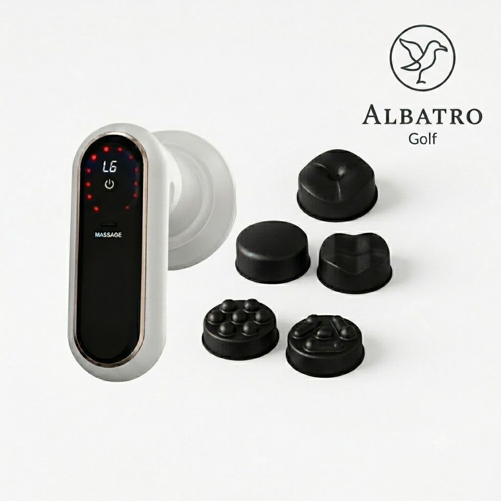 Mini Máquina de Masajes Portátil con Cabezales