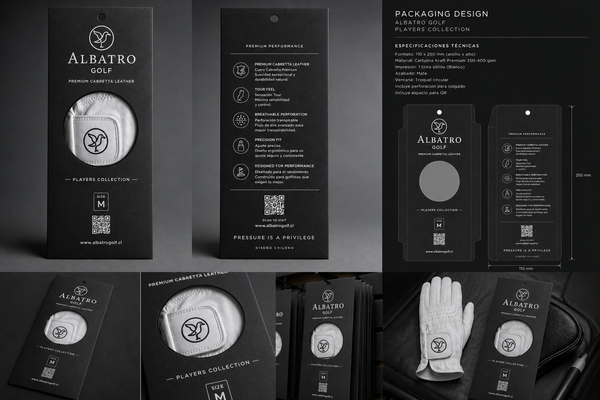 Pack de 3 guantes de cuero premium