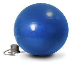 Balón pilates 65 cm + Inflador yoga