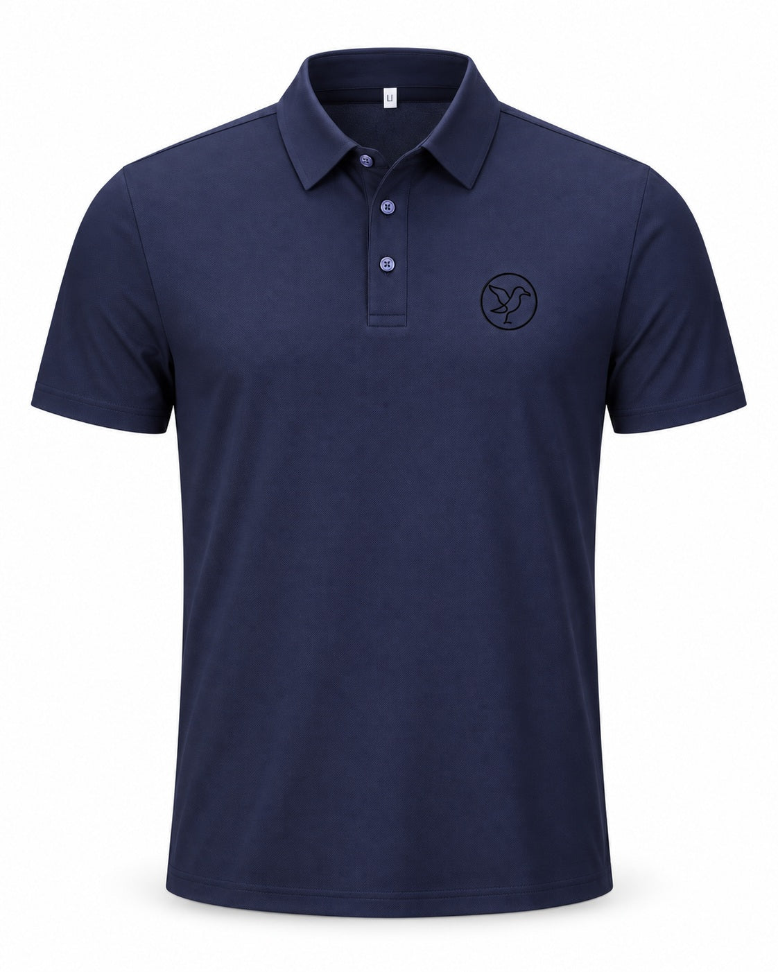 Polera Dry Fit Golf Perfomance. Azul Navy
