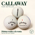 10 pelotas Callaway Soft y Supersoft usadas, grado A con detalles