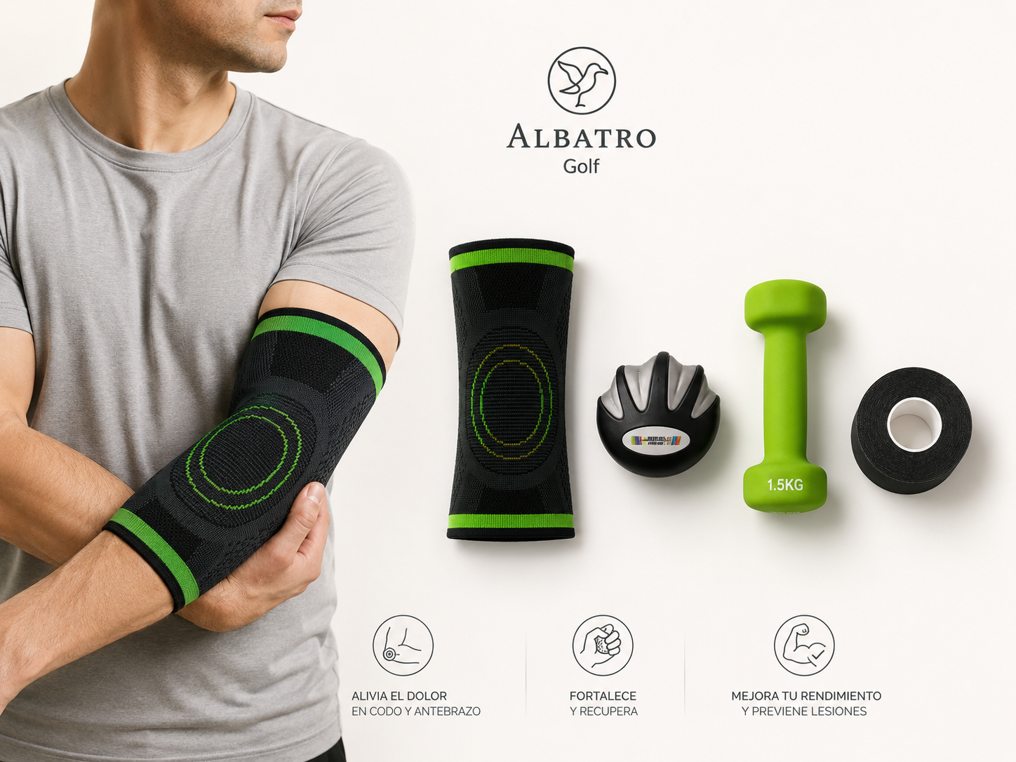 Kit Recovery 01 Codo de Golfista - Albatro Golf