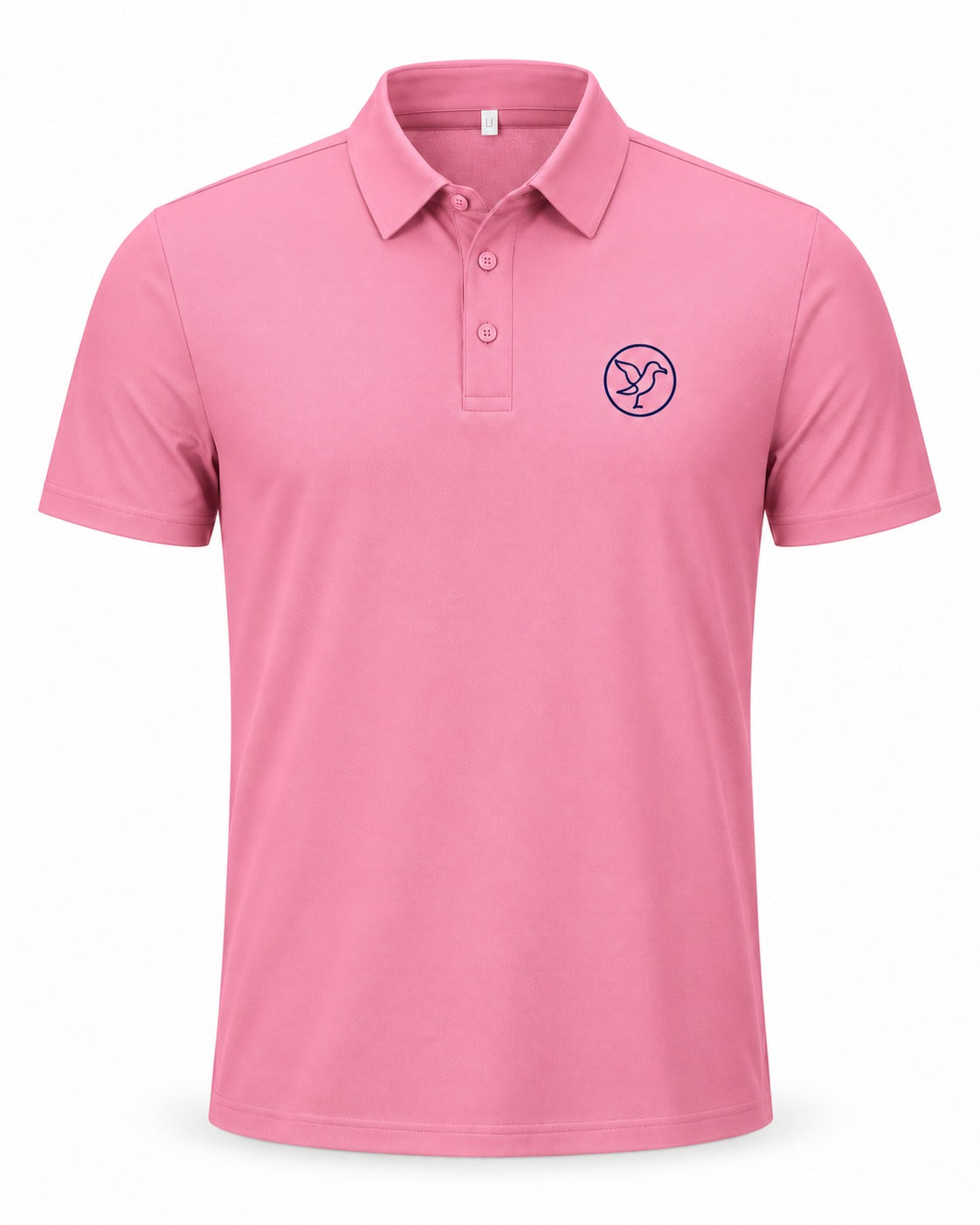Polera Dry Fit Golf Performance. Rosado